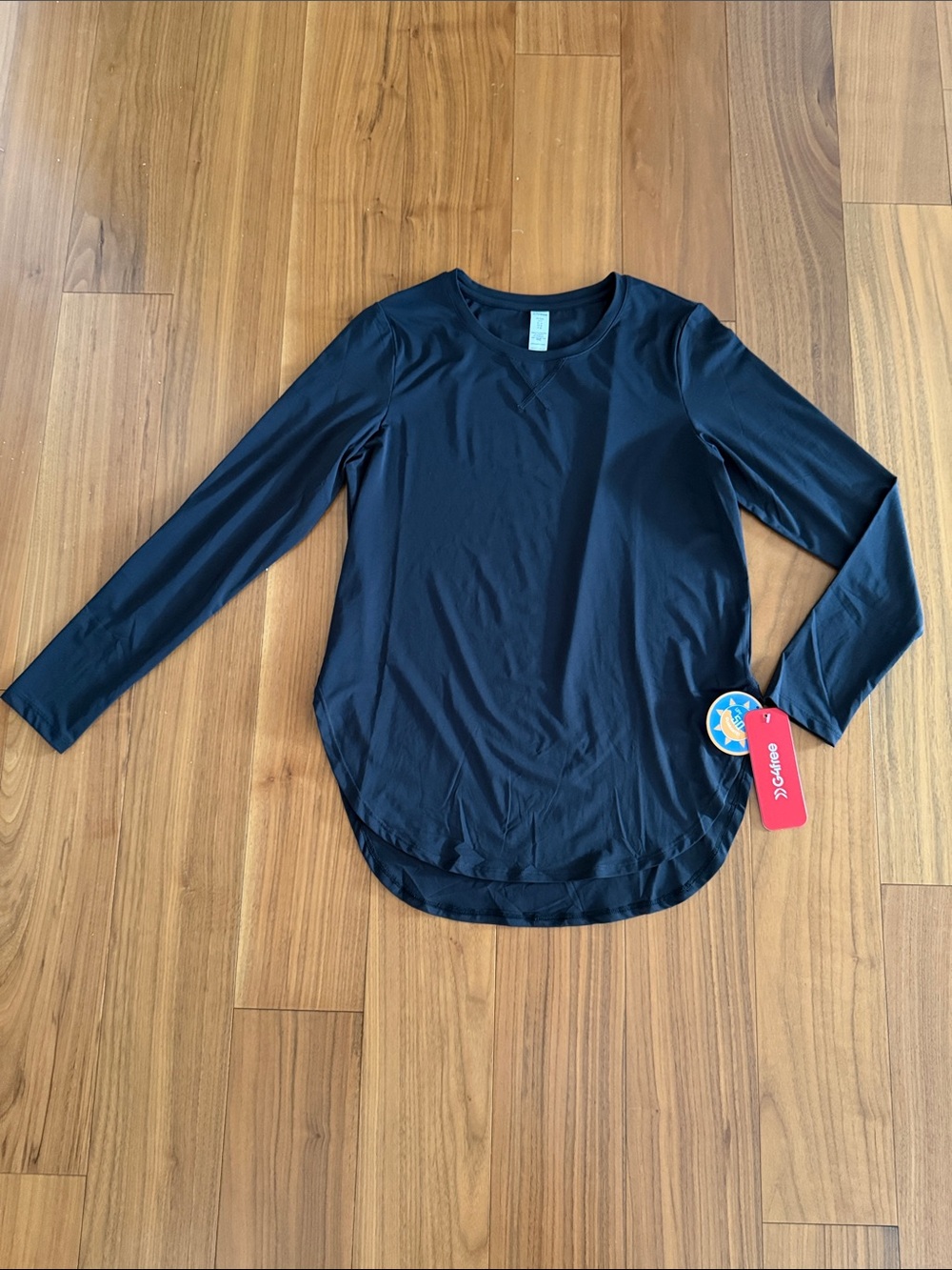 Black Long Sleeve Active Top